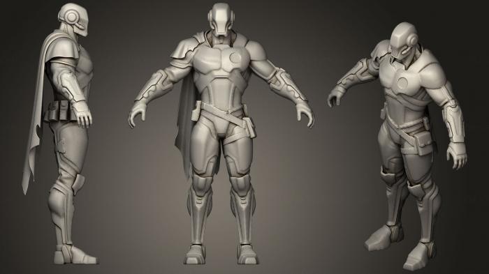 Figurines heroes, monsters and demons - Body Sculpt 10, STKM_0705. 3D stl  model for CNC